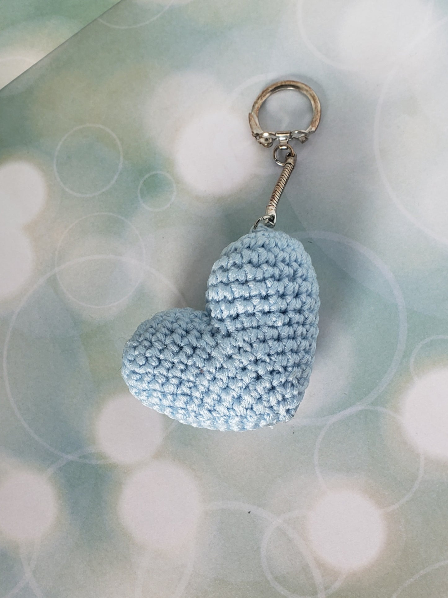 "Cozy Skye" Heart Keychain