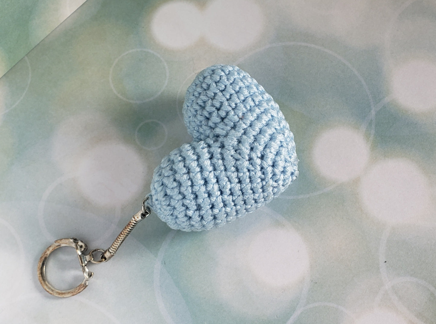 "Cozy Skye" Heart Keychain