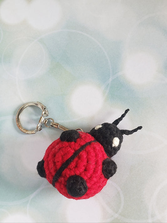 "Lucky LadyBug" Keychain